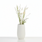 Bernice Textured White Ceramic Vase