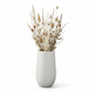 Bernice Textured White Ceramic Vase