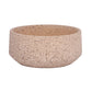 Cement Pot Granito Beige..11.75"x11.75"x5.00"H
