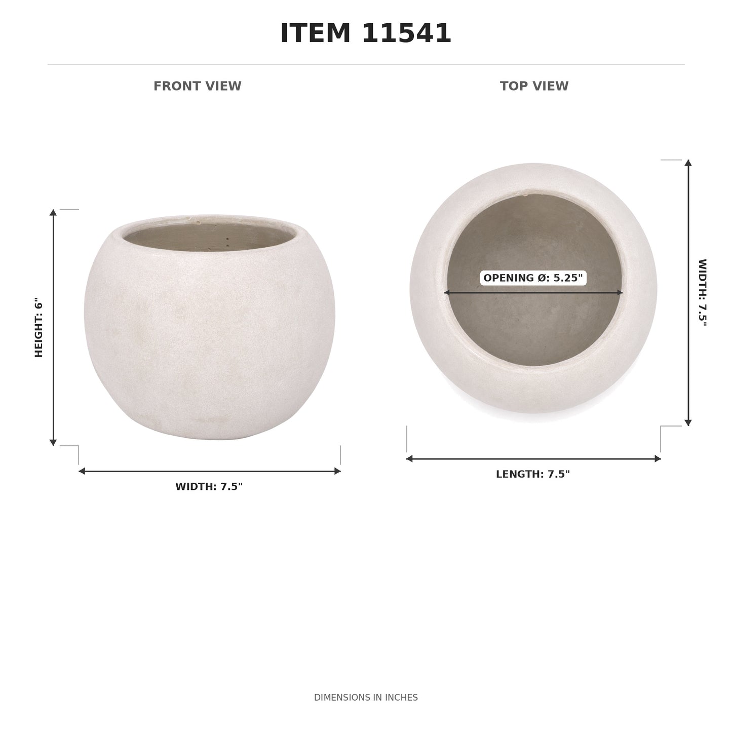 Tamara Terracotta Round Pot