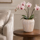 Jaleh Ribbed Ceramic Pot