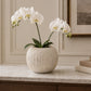 Ziana Ribbed Ovoid Ceramic Vase