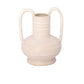 Ceramic Handle Vase Cream