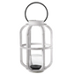 Korin Round White Wood Lantern