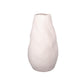 Ceramic Round Bellied Vase Matte Finish White