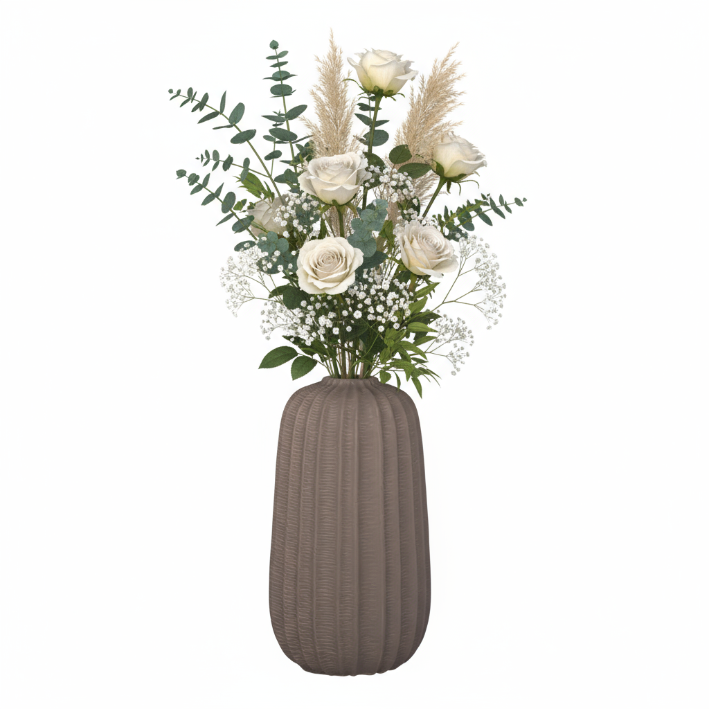 Tahlia Vector Pattern Ceramic Vase