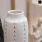 Ceramic Round Vase Gloss Finish White