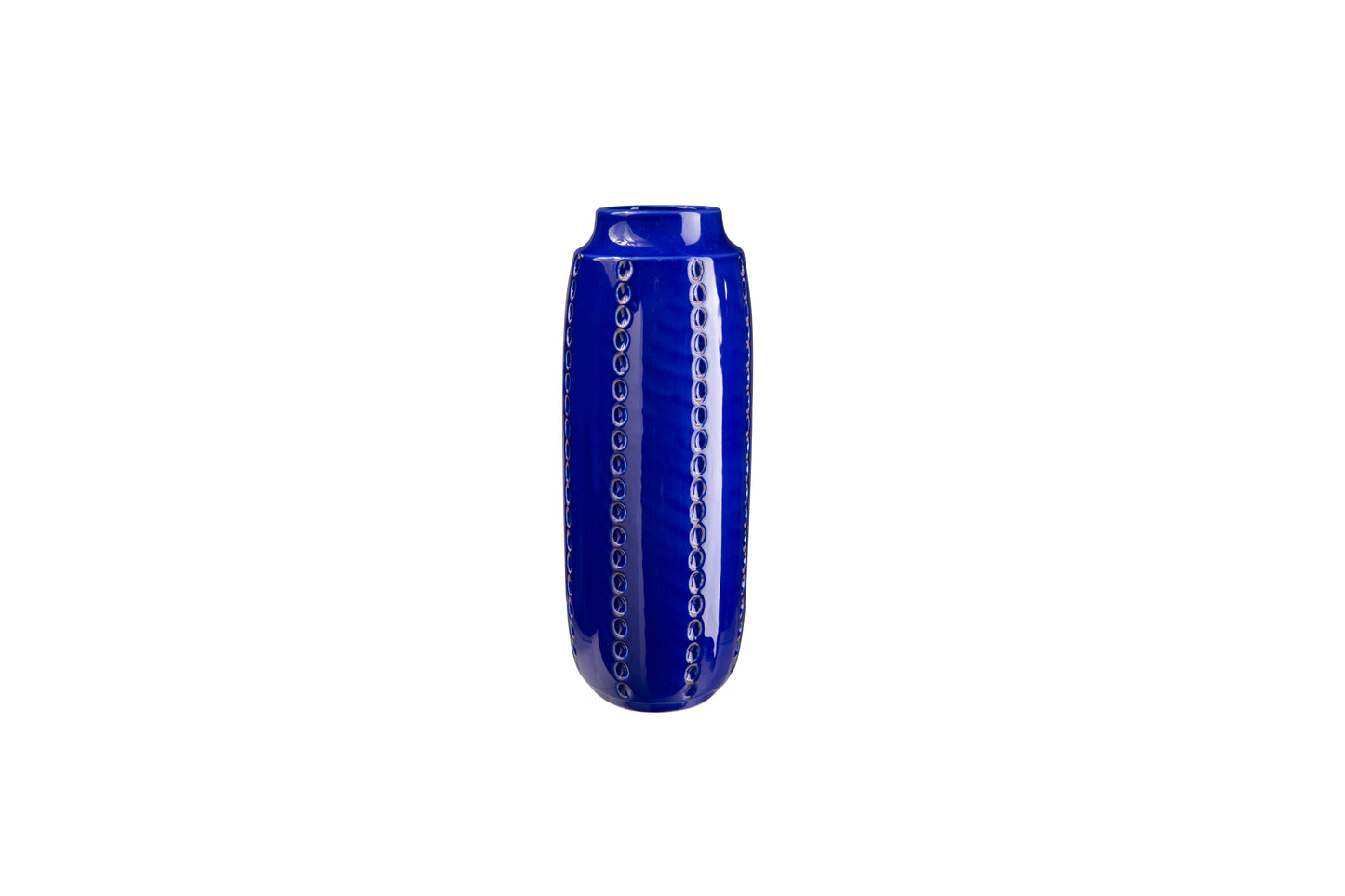 Ceramic Round Vase Gloss Finish White