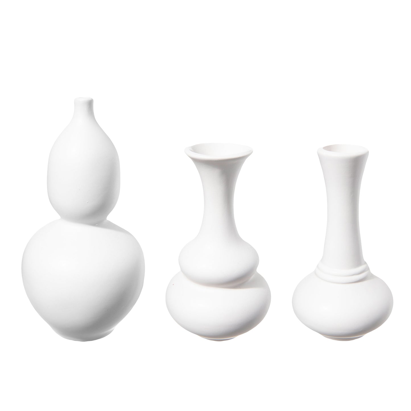 Ceramic Round Bellied Vase Matte Finish