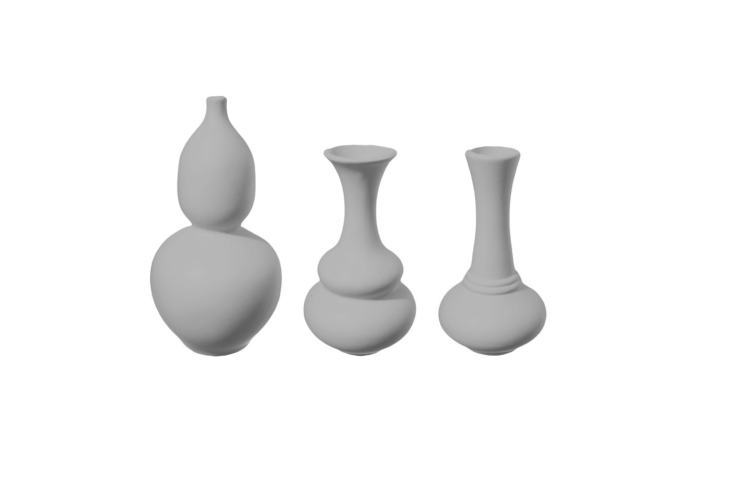 Ceramic Round Bellied Vase Matte Finish