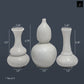 Naelle Ceramic Trumpet Vase Set (Set of 3)
