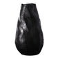 Ceramic Round Bellied Vase Matte Finish Black