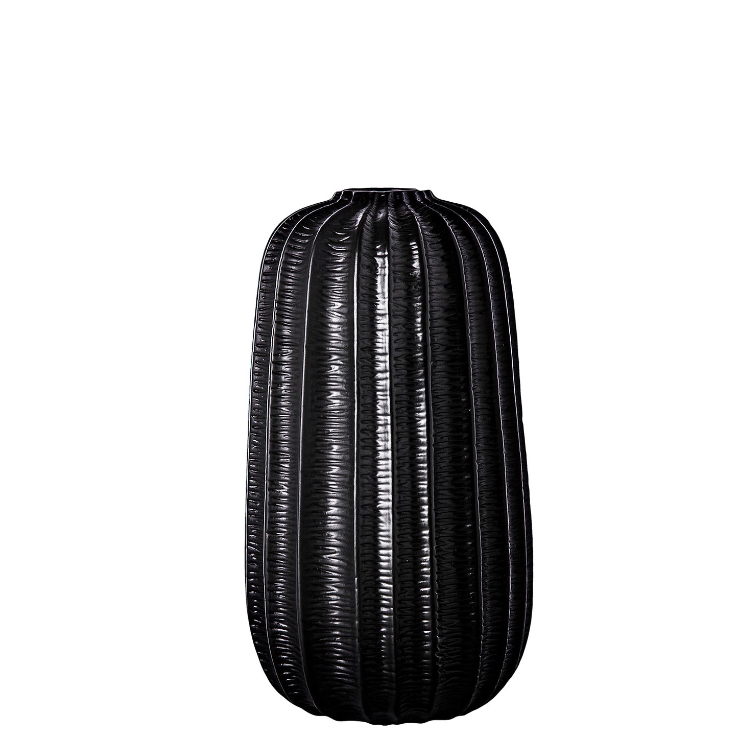 Margot Ceramic Embossed Column Vase
