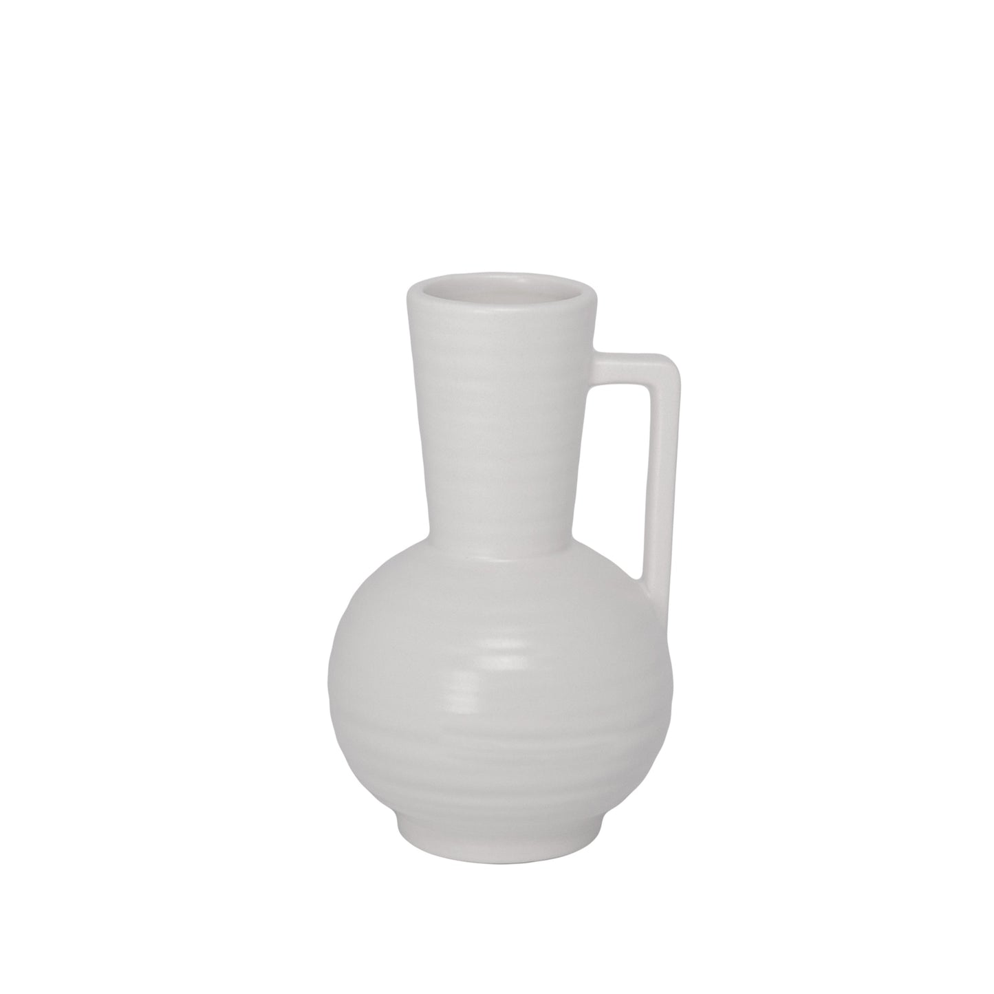 Ceramic Vase Sandstone Matte Finish-6.25"H