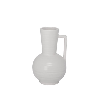 Ceramic Vase Sandstone Matte Finish-6.25"H