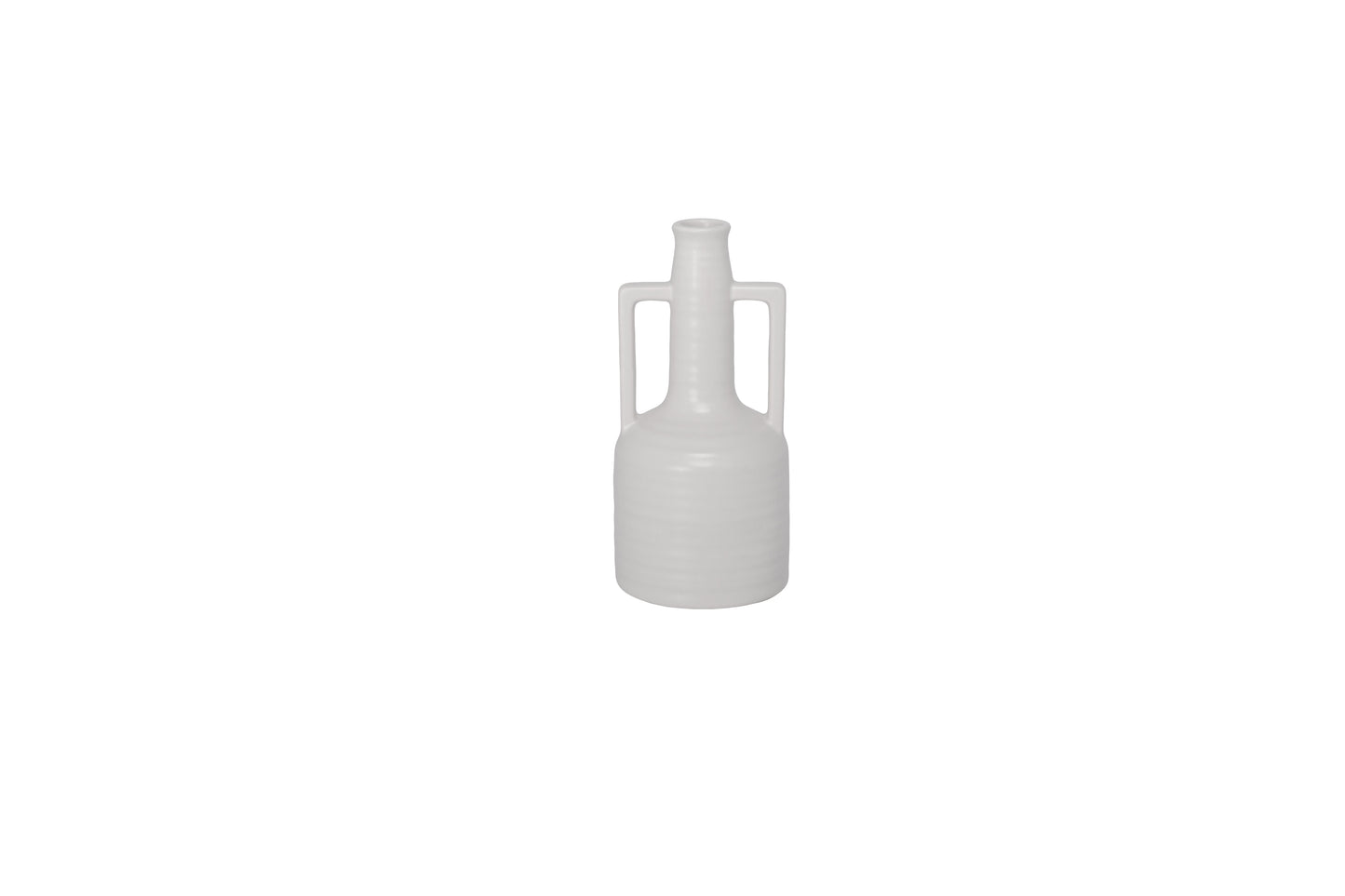 Ceramic Vase Sandstone Matte Finish-6.75"H