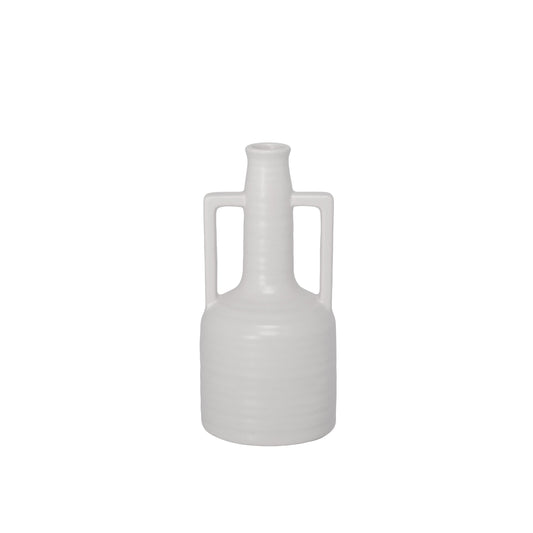Ceramic Vase Sandstone Matte Finish-6.75"H