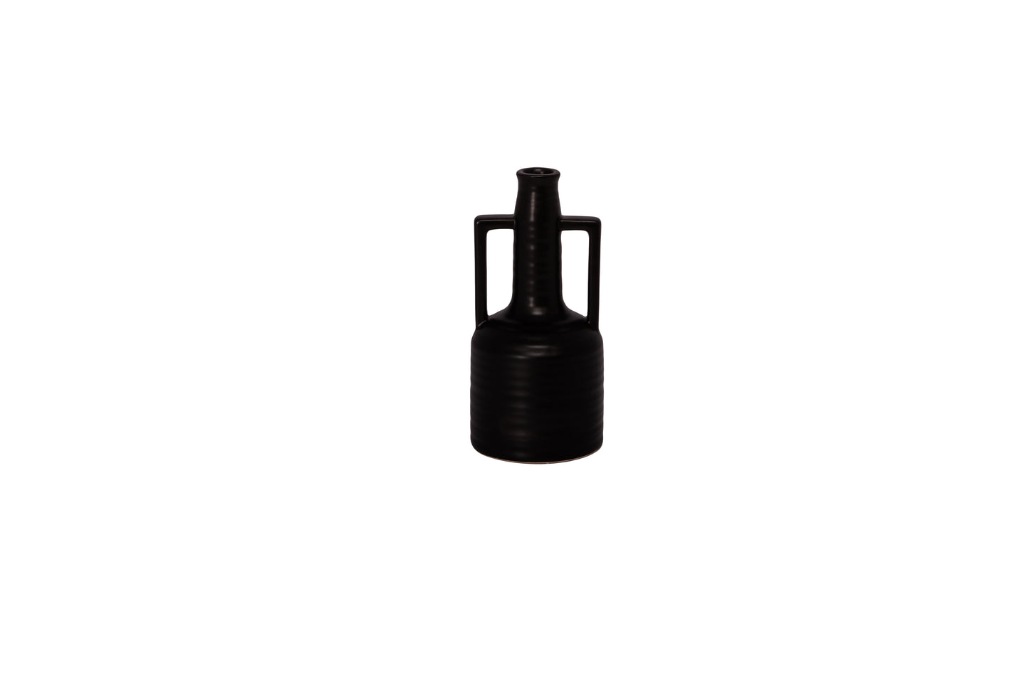 Ceramic Vase Sandstone Matte Finish-6.75"H