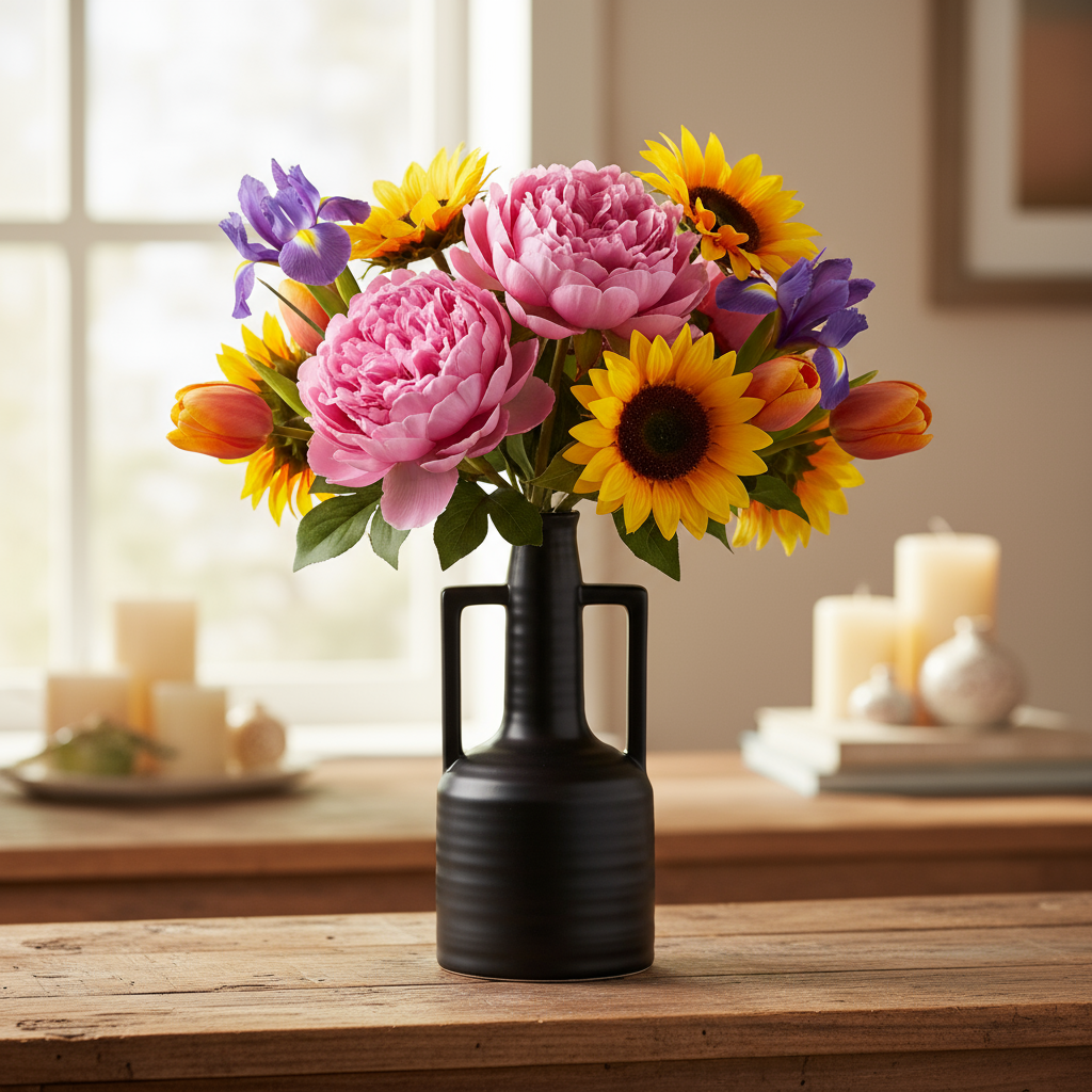 Leigh Ceramic Sandstone Vase