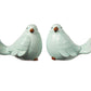 Yannel Gloss Green Cardinal Figurines (Set of 2)