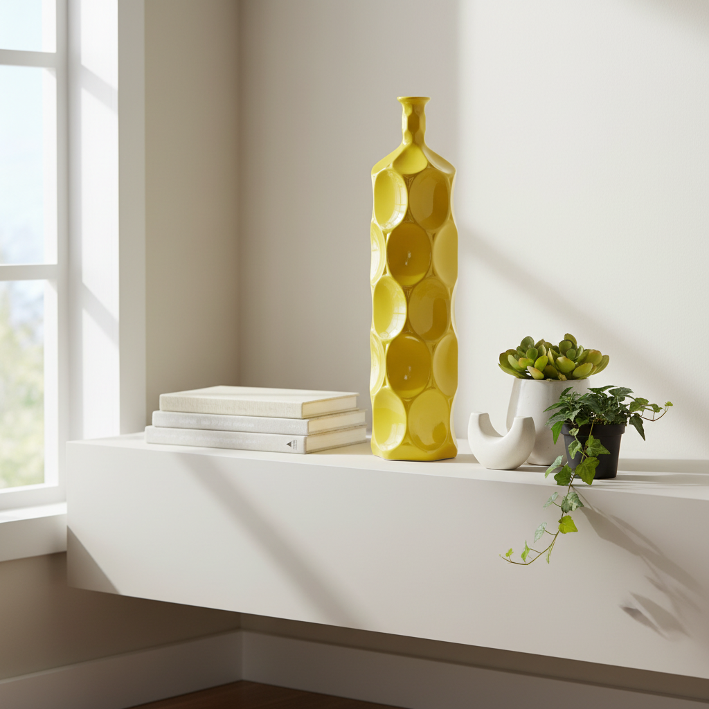 Dotty Ceramic Bottle Vases