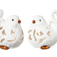 Ivonea Cutout Porcelain Cardinal Figurines (Set of 2)