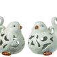 Ivonea Cutout Porcelain Cardinal Figurines (Set of 2)