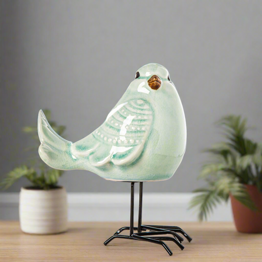 Floriven Porcelain Standing Bird Figurine