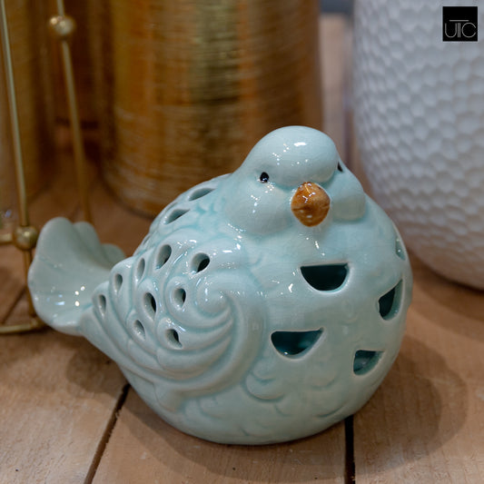 Avenel Cutout Sitting Bird Figurine