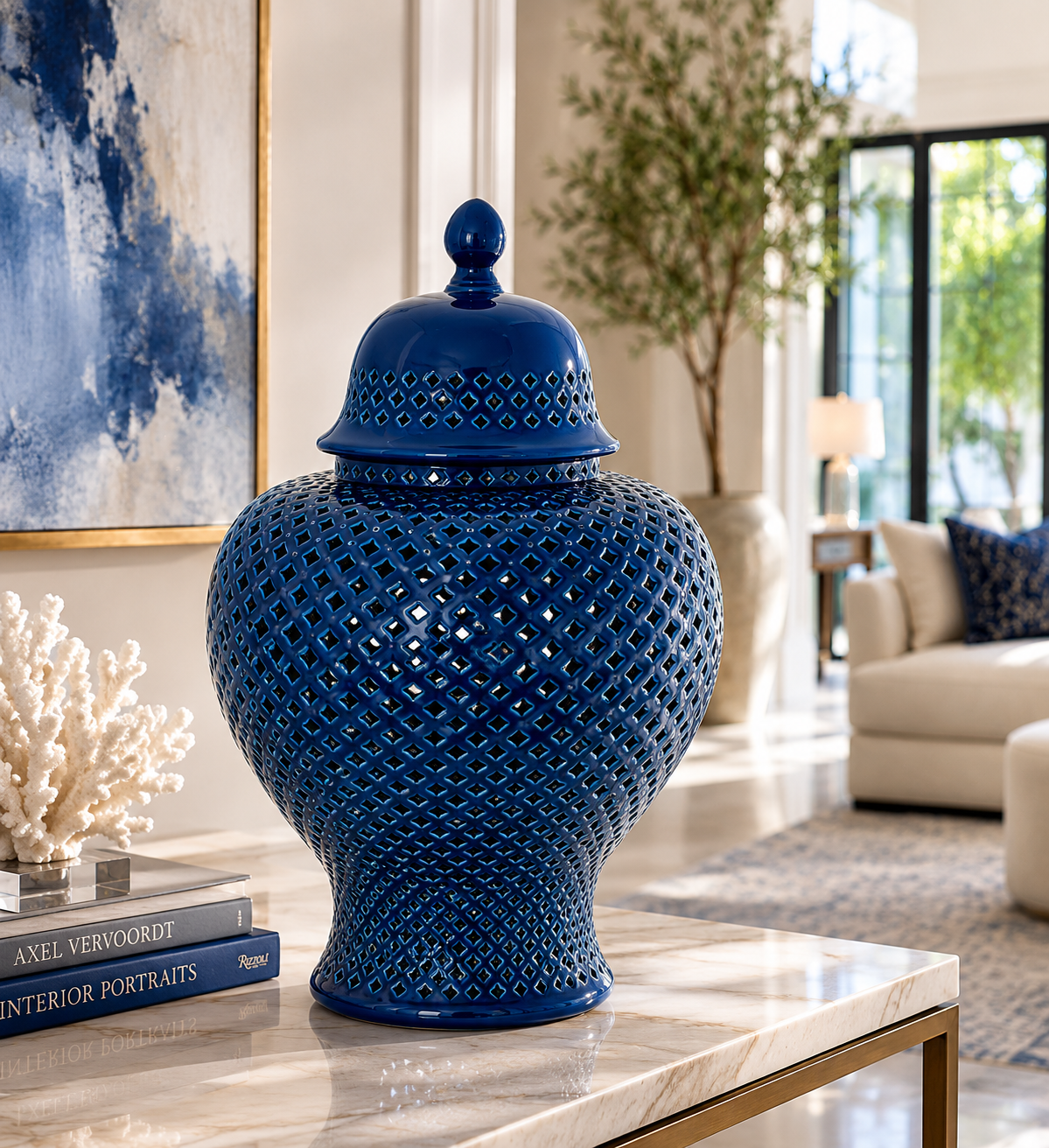 Jette Pierced Bellied Temple Jar