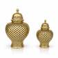 Jette Pierced Bellied Temple Jar