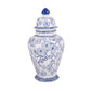 Portia Blue Chinoiserie Temple Jar