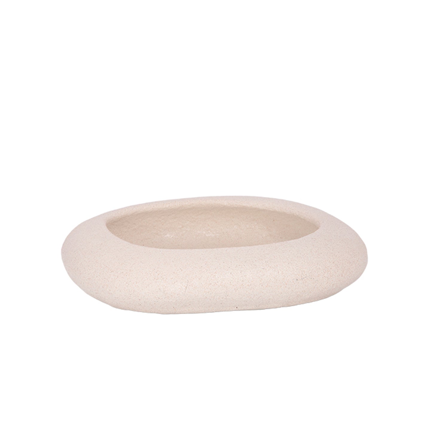 Olivia Polyresin Decorative Bowls in Cream Finish