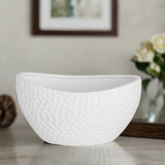 Rivelle Ceramic Oval Vase