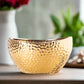 Lumira Pressed Pattern Ceramic Oval Bowl