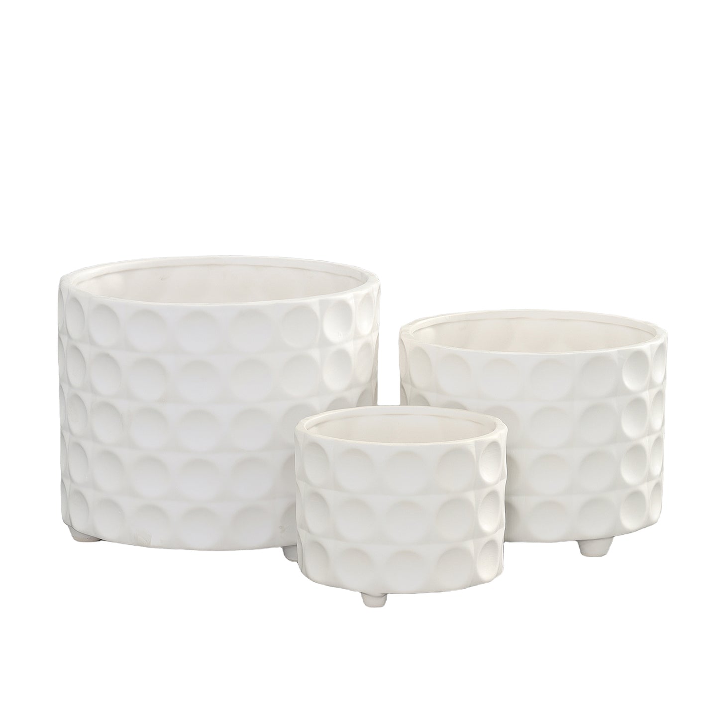 Caelum Ceramic Planter Set (Set of 3)