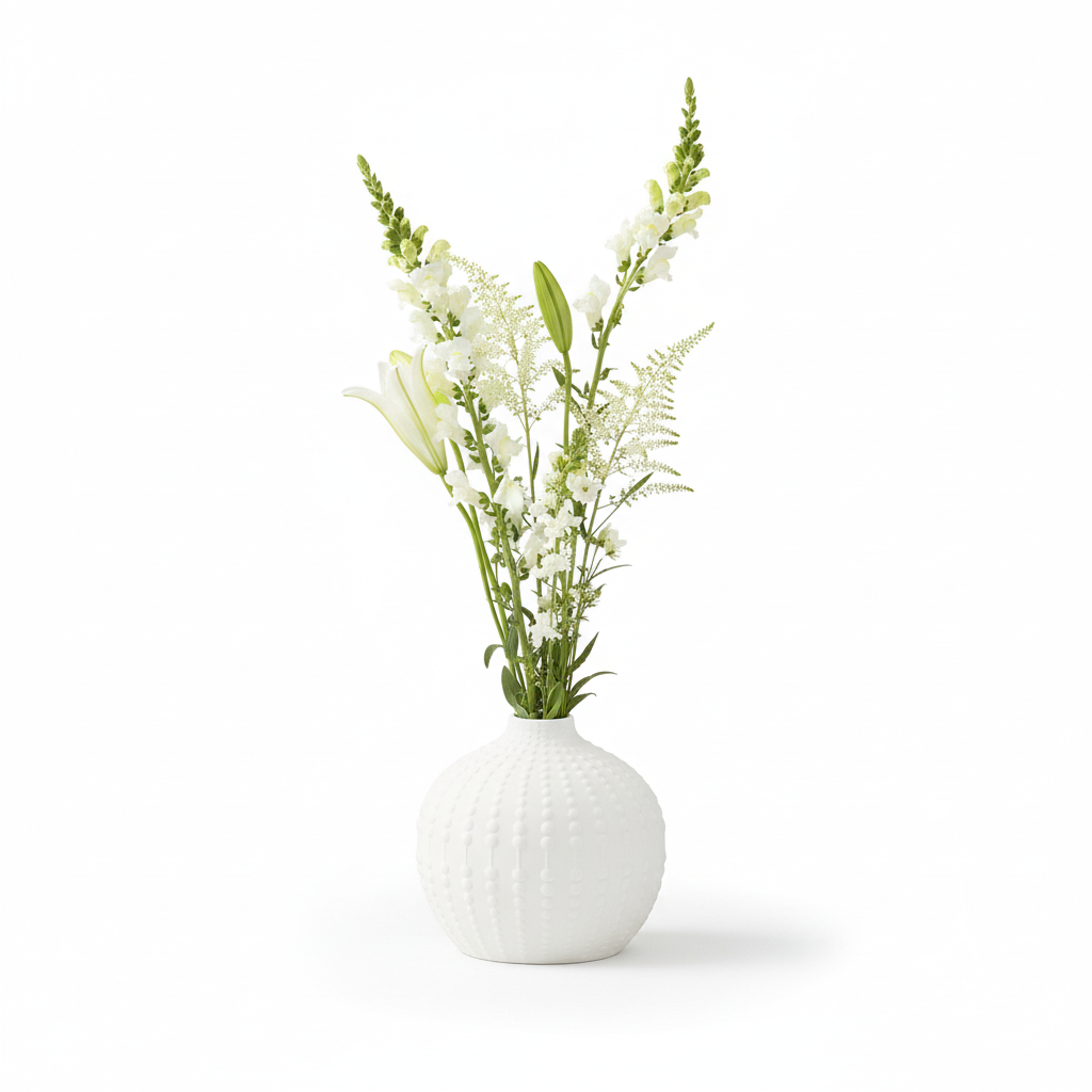 Ele Ceramic Round Bellied Vase
