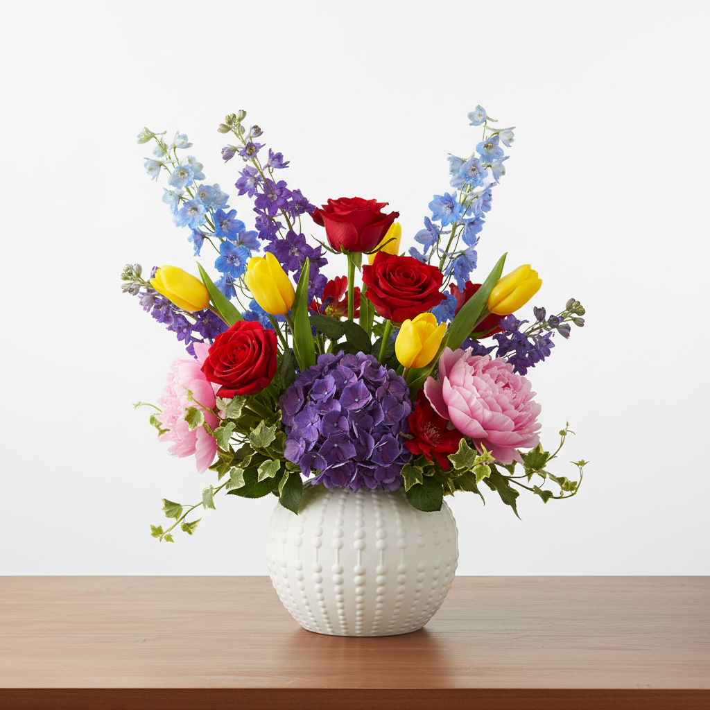 Ele Ceramic Round Bellied Vase