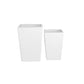 Penelope Ceramic Square Planter Set (Set of 2)