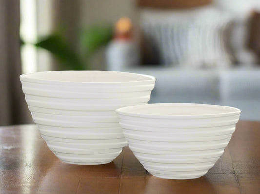 Lyra Ceramic Oval Bowl