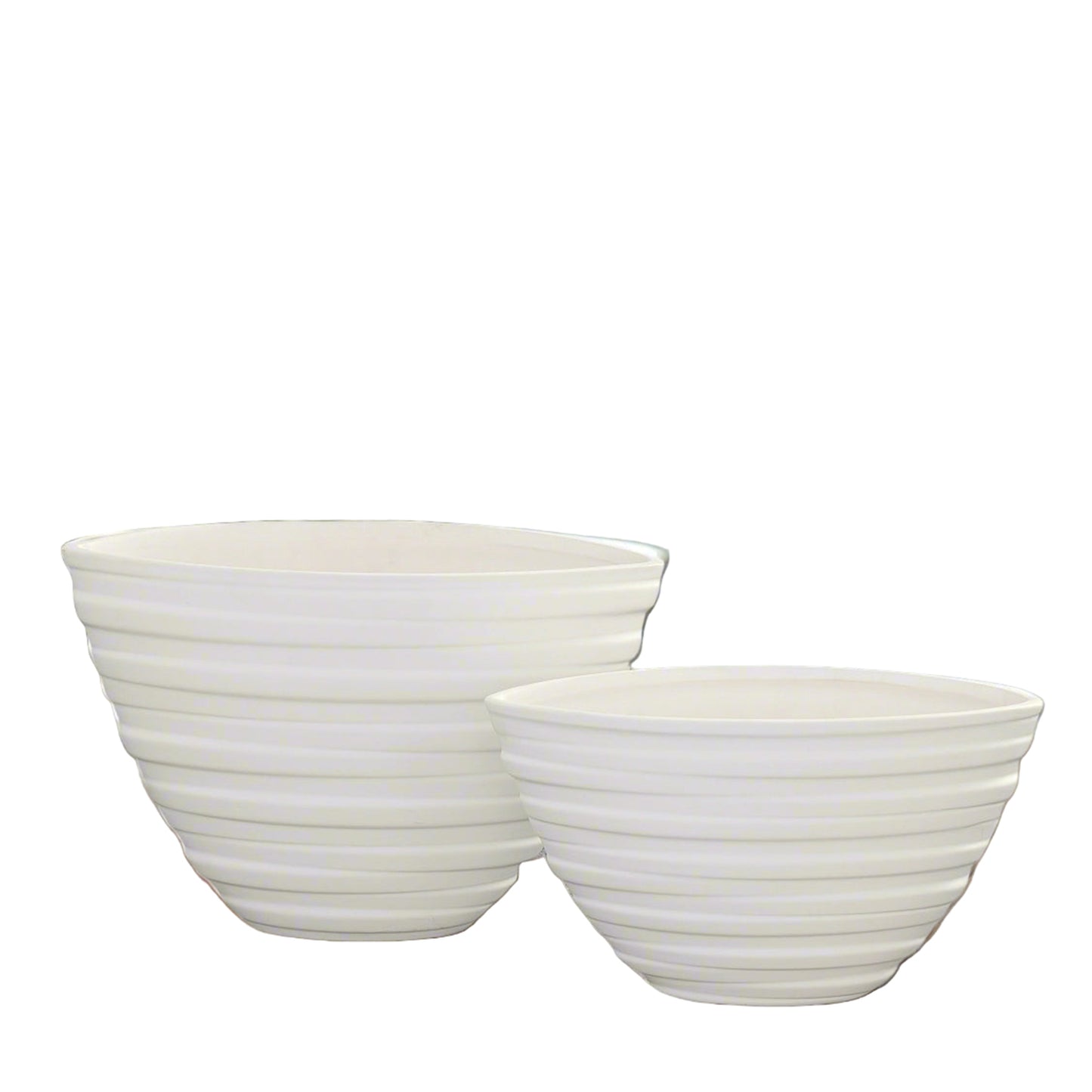 Russ White Ceramic Bowl (Set of 2)