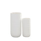 Helga Ceramic Patterned Round Vase Set (Set of 2)