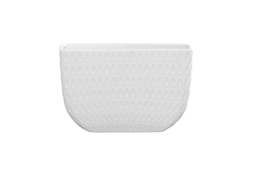 Ceramic Rectangle Vase Matte Finish