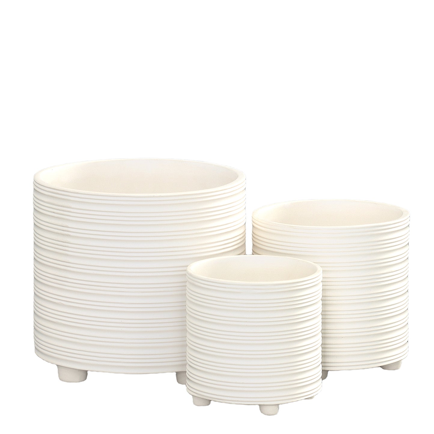 Ribora Quadpod Ceramic Planter Set (Set of 3)