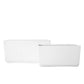Deyra Tapered Rectangle Ceramic Planter Set (Set of 2)