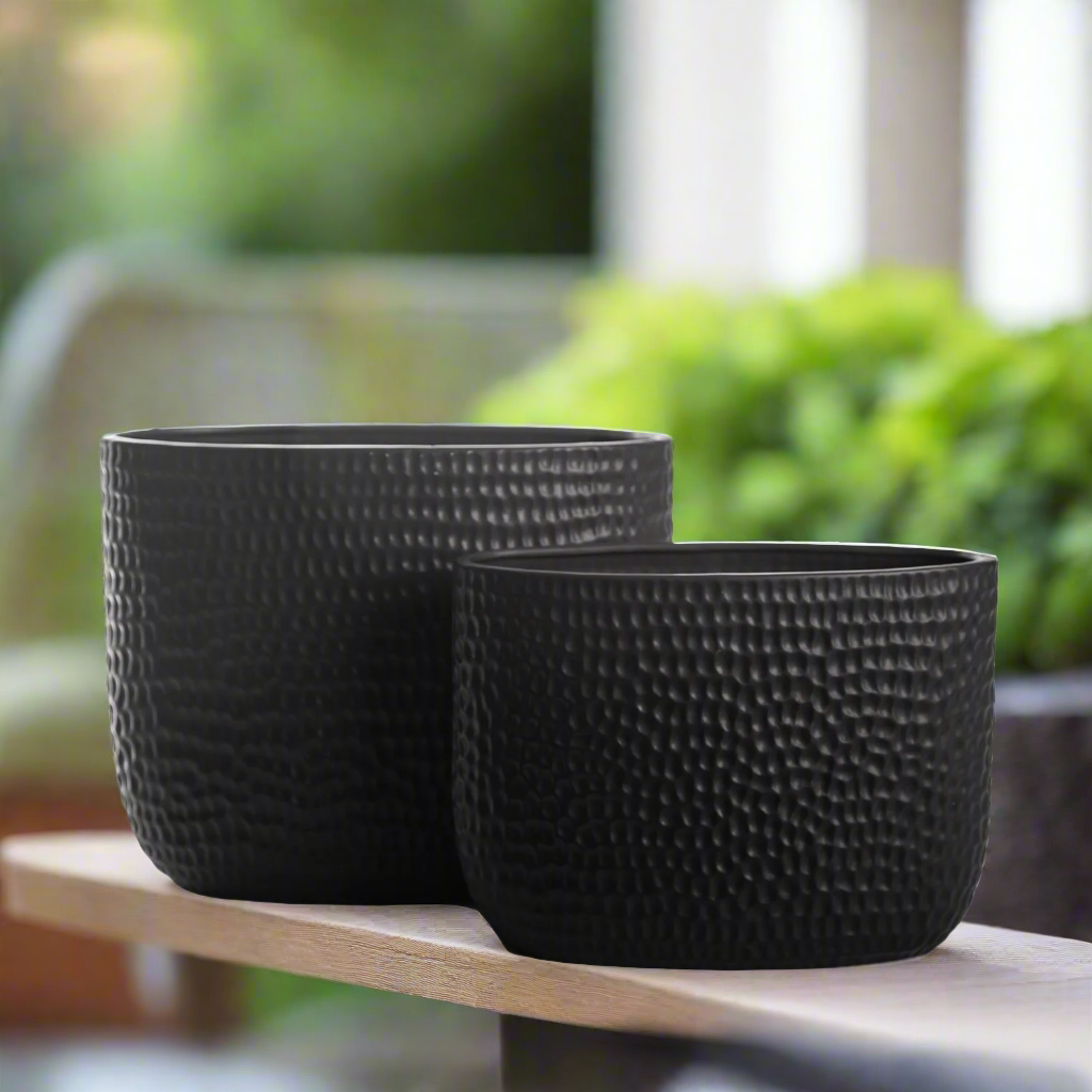 Ceryn Symmetry Oval Planter Set (Set of 2)