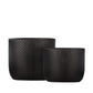 Dovara Symmetry Oval Ceramic Planter Set (Set of 2)