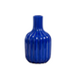 Leila Ceramic Bottle Vase with Embossed Column Design