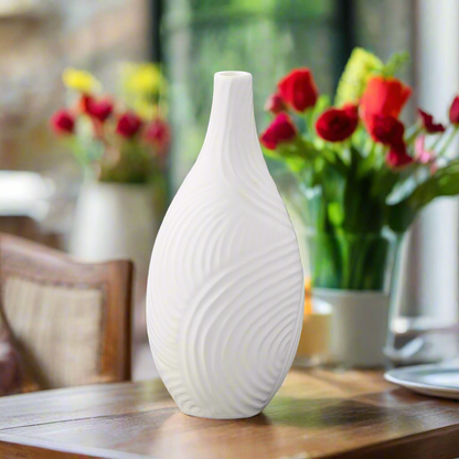 Tayah Ceramic Round Bellied Vase