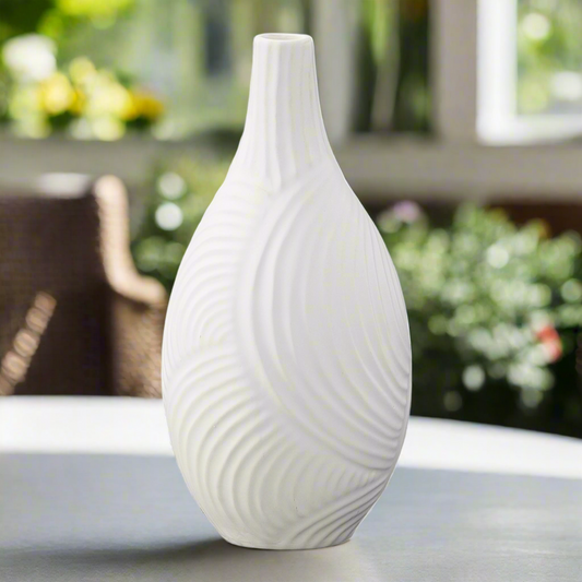 Tayah Ceramic Round Bellied Vase